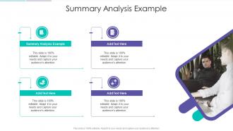 Summary Analysis Example In Powerpoint And Google Slides Cpb