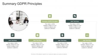 Summary GDPR Principles In Powerpoint And Google Slides Cpb