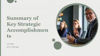 Summary Of Key Strategic Accomplishments For Leadership PPT Example AT