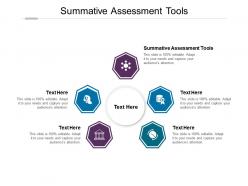 Summative assessment tools ppt powerpoint presentation layouts shapes cpb