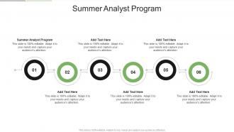 Summer Analyst Program In Powerpoint And Google Slides Cpb
