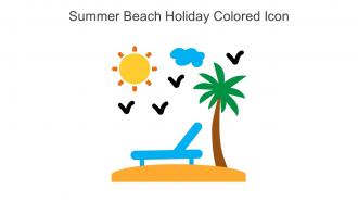 Summer Beach Holiday Colored Icon In Powerpoint Pptx Png And Editable Eps Format