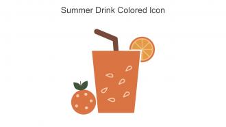 Summer Drink Colored Icon In Powerpoint Pptx Png And Editable Eps Format