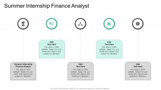 Summer Internship Finance Analyst In Powerpoint And Google Slides Cpb