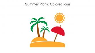Summer Picnic Colored Icon In Powerpoint Pptx Png And Editable Eps Format