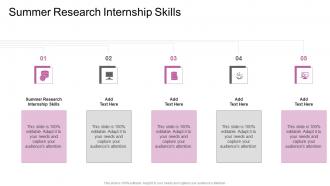 Summer Research Internship Skills In Powerpoint And Google Slides Cpb