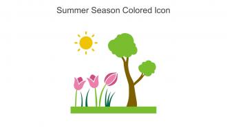 Summer Season Colored Icon In Powerpoint Pptx Png And Editable Eps Format