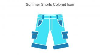 Summer Shorts Colored Icon In Powerpoint Pptx Png And Editable Eps Format