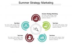 Summer strategy marketing ppt powerpoint layouts backgrounds cpb