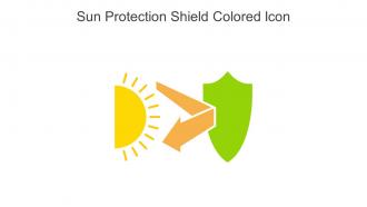 Sun Protection Shield Colored Icon In Powerpoint Pptx Png And Editable Eps Format