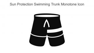 Sun Protection Swimming Trunk Monotone Icon In Powerpoint Pptx Png And Editable Eps Format