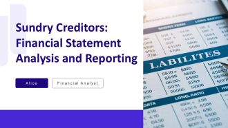 Sundry Creditors Financial Statement Analysis And Reporting PPT Template AT
