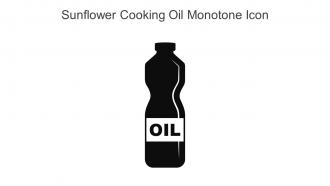 Sunflower Cooking Oil Monotone Icon In Powerpoint Pptx Png And Editable Eps Format