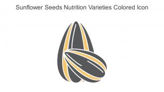 Sunflower Seeds Nutrition Varieties Colored Icon In Powerpoint Pptx Png And Editable Eps Format