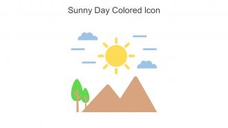 Sunny Day Colored Icon In Powerpoint Pptx Png And Editable Eps Format