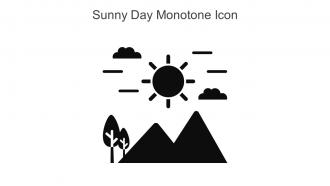 Sunny Day Monotone Icon In Powerpoint Pptx Png And Editable Eps Format