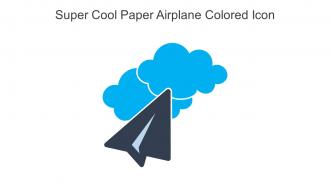 Super Cool Paper Airplane Colored Icon In Powerpoint Pptx Png And Editable Eps Format