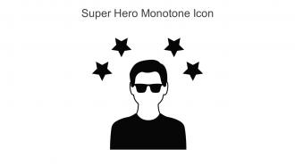 Super Hero Monotone Icon In Powerpoint Pptx Png And Editable Eps Format