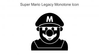 Super Mario Legacy Monotone Icon In Powerpoint Pptx Png And Editable Eps Format