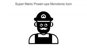 Super Mario Power Ups Monotone Icon In Powerpoint Pptx Png And Editable Eps Format