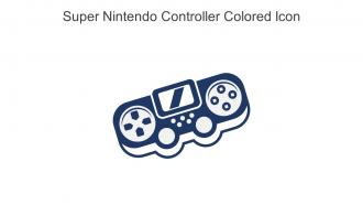 Super Nintendo Controller Colored Icon In Powerpoint Pptx Png And Editable Eps Format