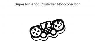 Super Nintendo Controller Monotone Icon In Powerpoint Pptx Png And Editable Eps Format