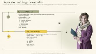Super Short And Long Content Video Social Media Video Promotional Playbook