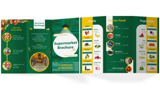 Supermarket Brochure Trifold