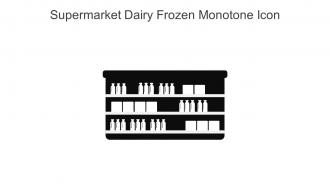 Supermarket Dairy Frozen Monotone Icon In Powerpoint Pptx Png And Editable Eps Format