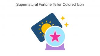 Supernatural Fortune Teller Colored Icon In Powerpoint Pptx Png And Editable Eps Format