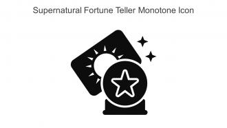 Supernatural Fortune Teller Monotone Icon In Powerpoint Pptx Png And Editable Eps Format