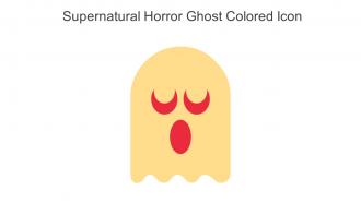 Supernatural Horror Ghost Colored Icon In Powerpoint Pptx Png And Editable Eps Format