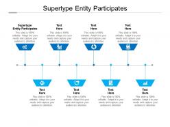 Supertype entity participates ppt powerpoint presentation ideas templates cpb