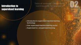 Supervised Learning Guide For Beginners Powerpoint Presentation Slides AI CD Professional Image