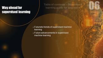 Supervised Learning Guide For Beginners Powerpoint Presentation Slides AI CD Editable Images