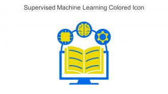 Supervised Machine Learning Colored Icon In Powerpoint Pptx Png And Editable Eps Format
