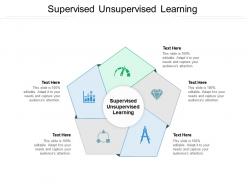 Supervised unsupervised learning ppt powerpoint presentation infographics deck cpb