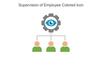 Supervision Of Employee Colored Icon In Powerpoint Pptx Png And Editable Eps Format