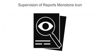 Supervision Of Reports Monotone Icon In Powerpoint Pptx Png And Editable Eps Format
