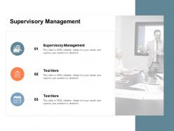 Supervisory management ppt powerpoint presentation portfolio file formats cpb