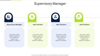 Supervisory Manager In Powerpoint And Google Slides Cpb