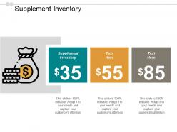 Supplement inventory ppt powerpoint presentation icon master slide cpb