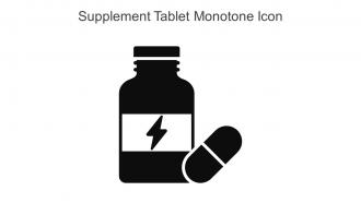 Supplement Tablet Monotone Icon In Powerpoint Pptx Png And Editable Eps Format