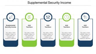 Supplemental Security Income Ppt Powerpoint Presentation Layouts Gallery Cpb