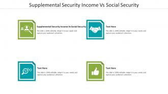 Supplemental security income vs social security ppt powerpoint presentation gallery graphics pictures cpb
