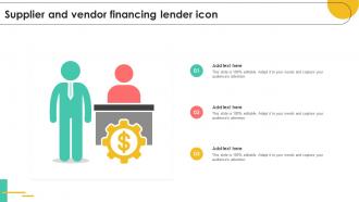 Supplier And Vendor Financing Lender Icon