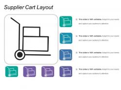 Supplier cart layout