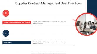 Supplier Contract Management Best Practices In Powerpoint And Google Slides Cpb