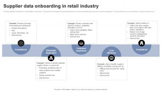 Supplier Data Onboarding In Retail Industry