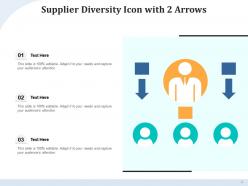 Supplier diversity process arrows communication comparison management
